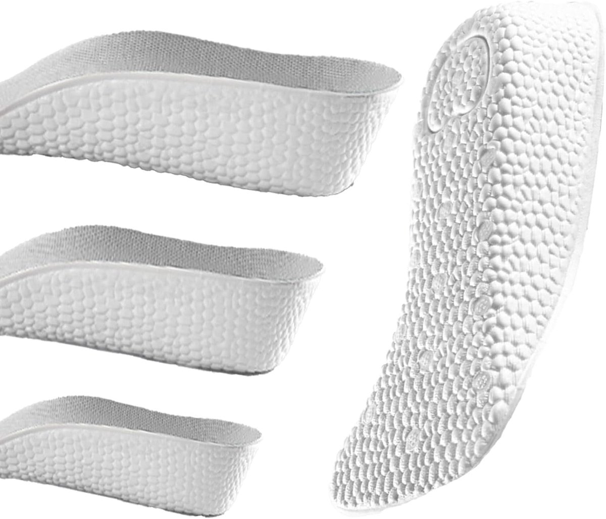 Hoogte, verhoogde inlegzolen, verhoging van de hoogte inlegzolen ter verhoging van de hoogte, orthopedische hoge pads, hoogte verhoging hiel, ademende inlegzolen