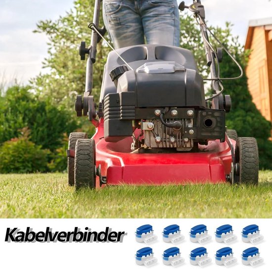 Kabelconnector voor robotmaaier, kabelconnector voor robotmaaier, waterdichte aansluitklemmen, kabelklemmen, voor robotmaaier, tuin, outdoor, 20 stuks — afbeelding 5