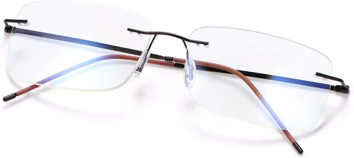 Progressieve multifocusbril voor dames en heren, anti-blauw licht, zichthulp, retro leeshulp, anti-vermoeidheidsbril