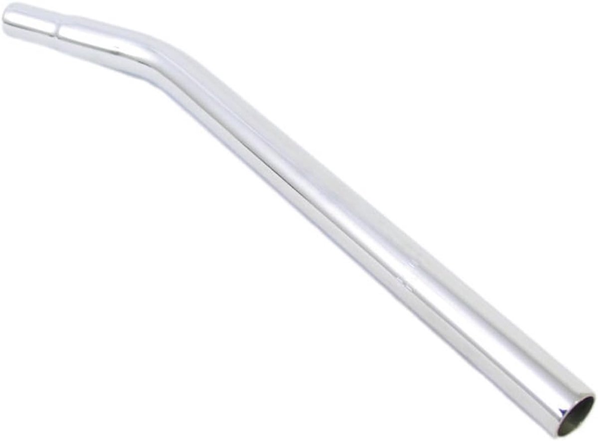 Zadelpen freestyle gebogen staal ø25,4 / 360 mm - zwart