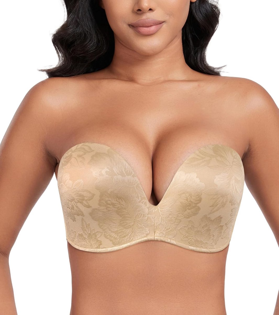 Dames Comfort Bh Met Hele Cup Voor Zonder Vulling Grote Maten | Strapless, met beugel, rugvrij, ondergoed, grote maten, comfortabel, antislip, baljurken, bruidsjurken, vrouwen