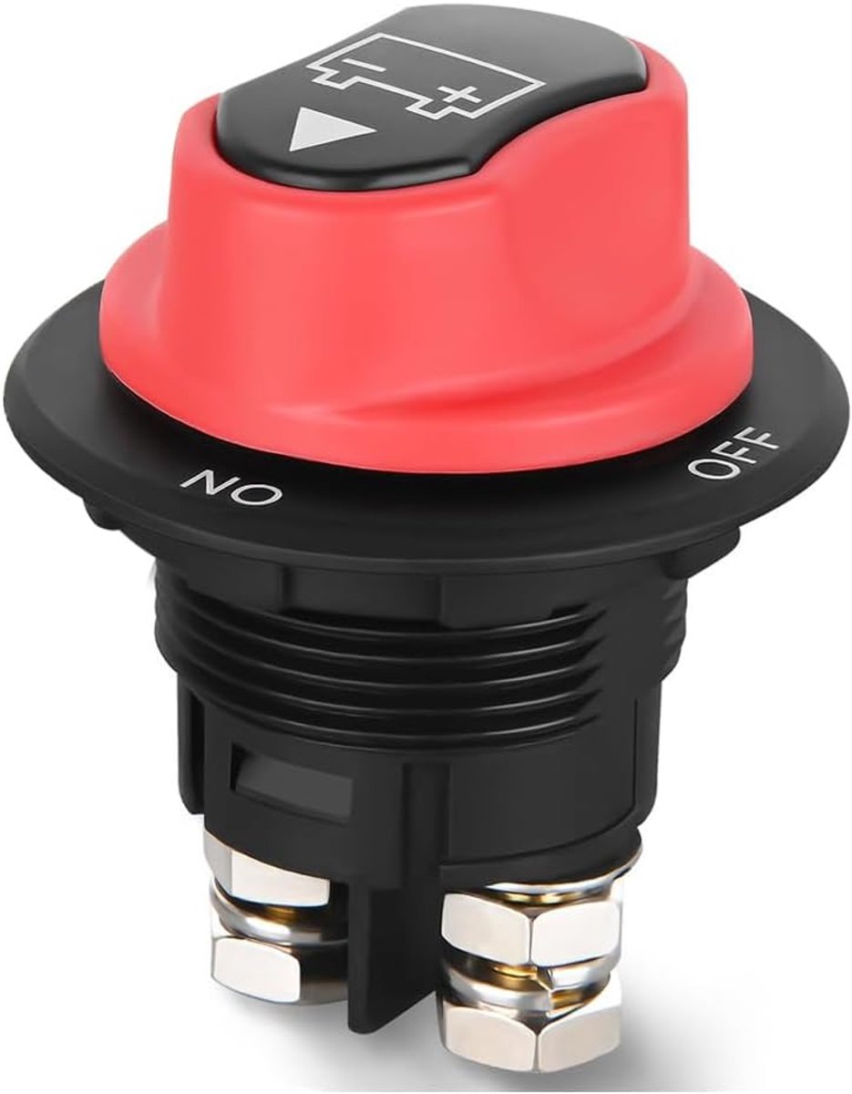 Batterijscheidingsschakelaar 100A Master Disconnect Isolator 12V-32V Aan Uit Stroomscheidingsschakelaar Waterdicht Zwaar gebruik voor Marine Boot Auto RV ATV UTV Jacht