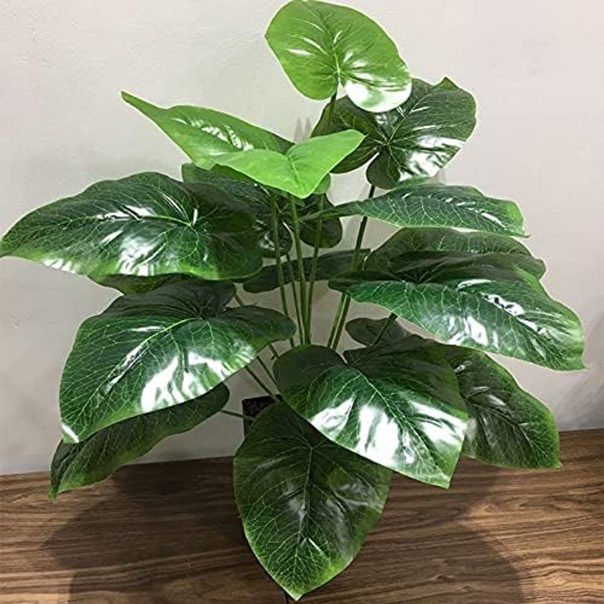 70 cm 18 hoofden grote kunstmatige palm boom tropische monstera plant tak groene plastic bladeren vloer bonsai for thuiskantoor Kunstplant (Color : A)