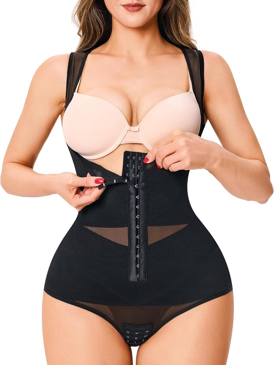 Shapewear Dames Body Shaper Buikweg Sterk Vormend Bodysuit Miederbody Vormende Bodys Figuurvormende Tank Top