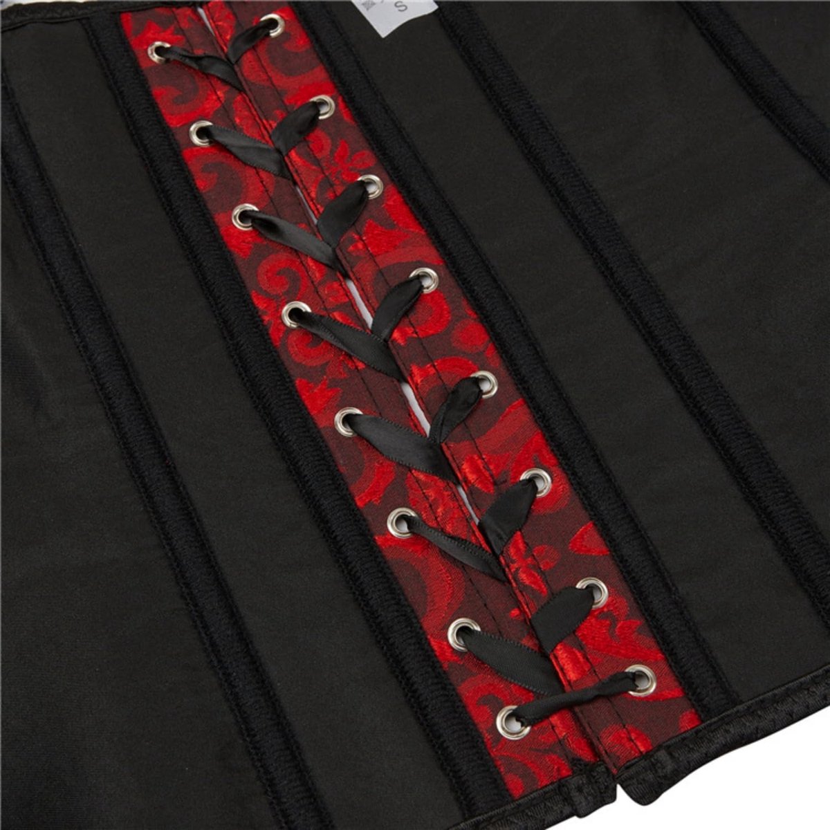 Korsettops voor dames, Halloween-kostuum, gothic, kant, verstelbare bustier, XS-6XL
