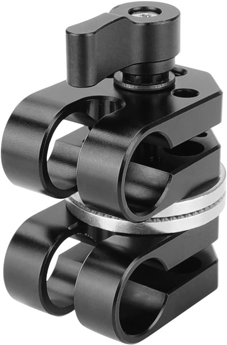 15mm Dual Rod Adapter met M6 Rozet Adapters voor Camera Photo Studio