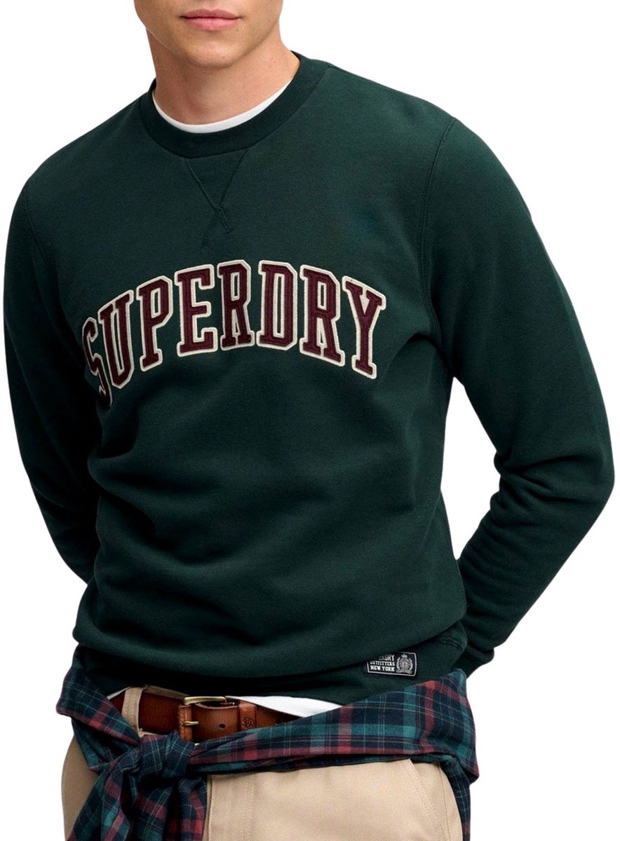 Superdry Athletic Crew Sweater Heren Rood