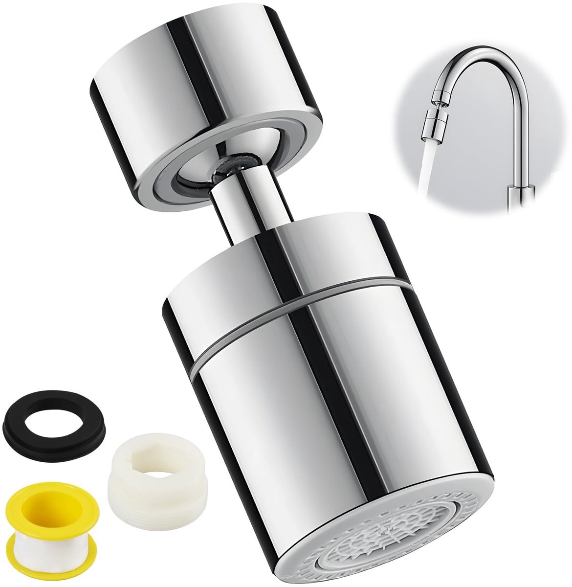 Omgoods - 360° Draaibare Kraanbeluchter met Waterbesparing