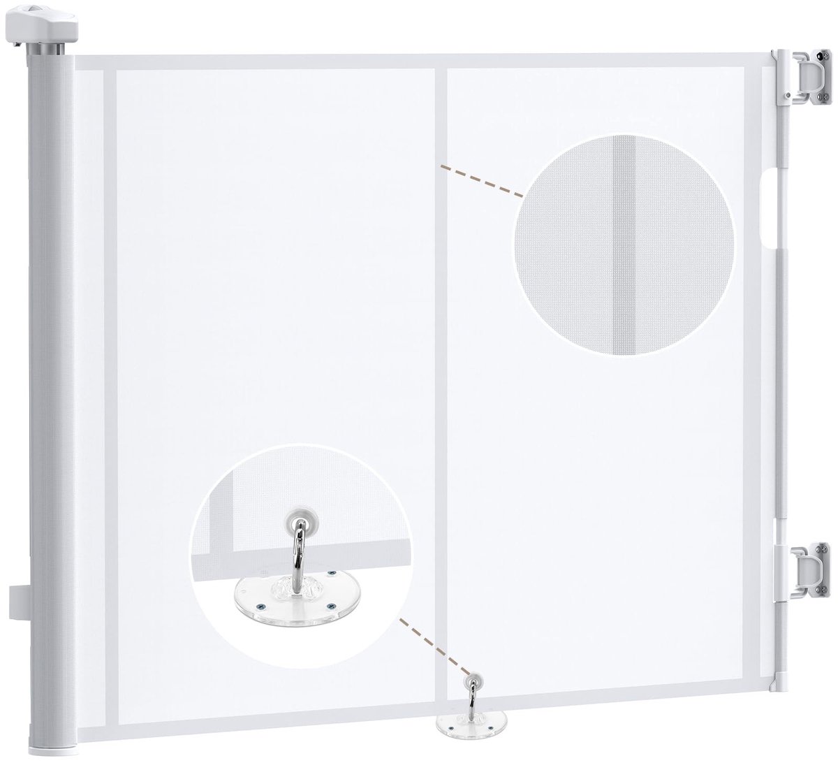 Omgoods - Retractable Baby Gate voor Kinderen en Honden