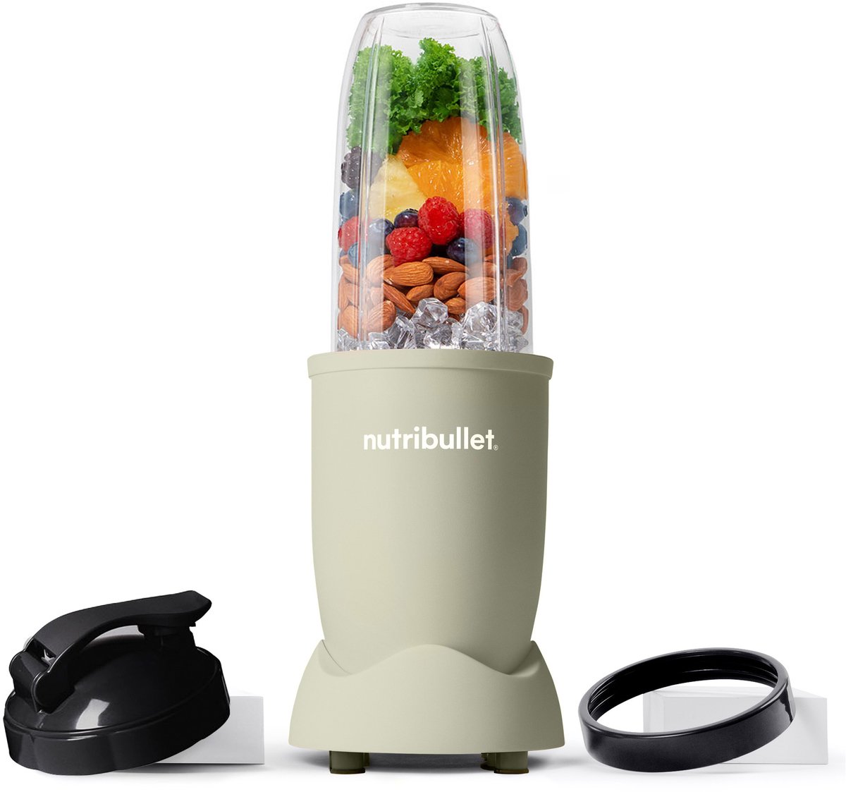 Bol.com Nutribullet Exclusive Pastel - Blender - 900 Watt - Smoothie Maker - Incl. To Go Deksel & Accessoires - 700 ml Drinkbeke... aanbieding