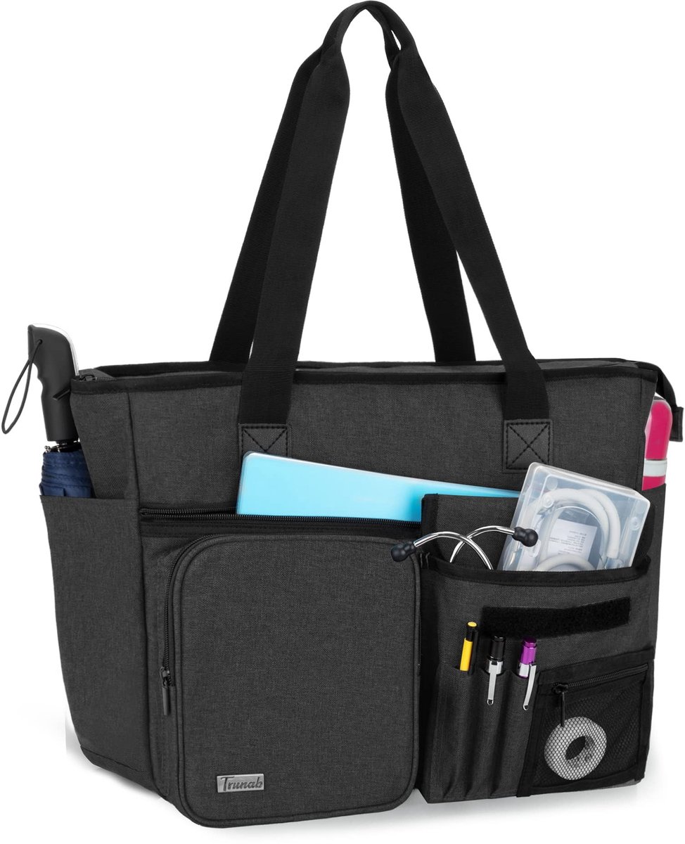 Omgoods - Verpleegtas met Gevoerde Laptop Sleeve voor 15.6 Inch Laptop