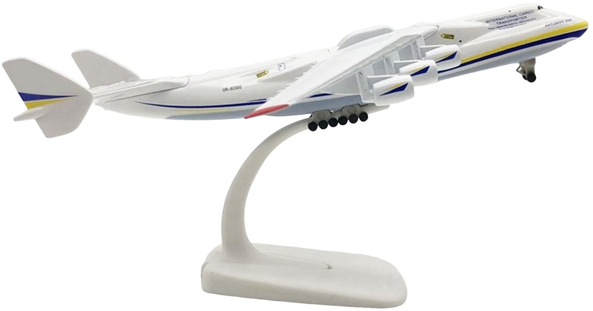 Omgoods - Replica Vliegtuigmodel Antonov An-225 Mriya 1:400