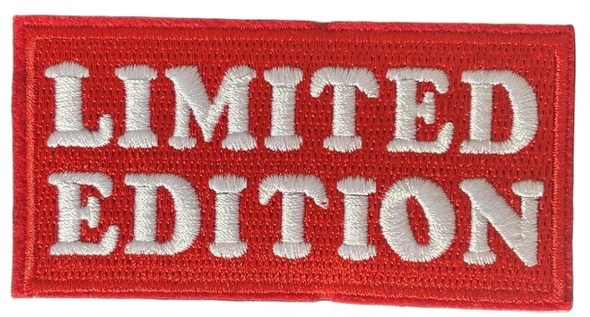 Patchy® – Limited Edition Strijk Embleem Patch 8.6 x 4.3 cm