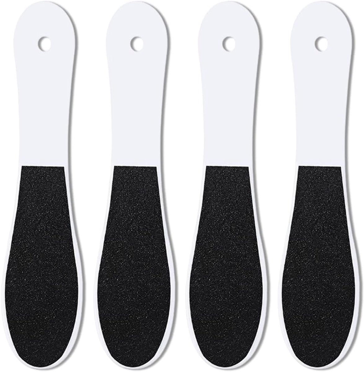 Voetvijlen Set - Pedicure Gereedschap - Eelt Verwijderen - Dubbelzijdige Korrel - 4 stuks - Niet gespecificeerd