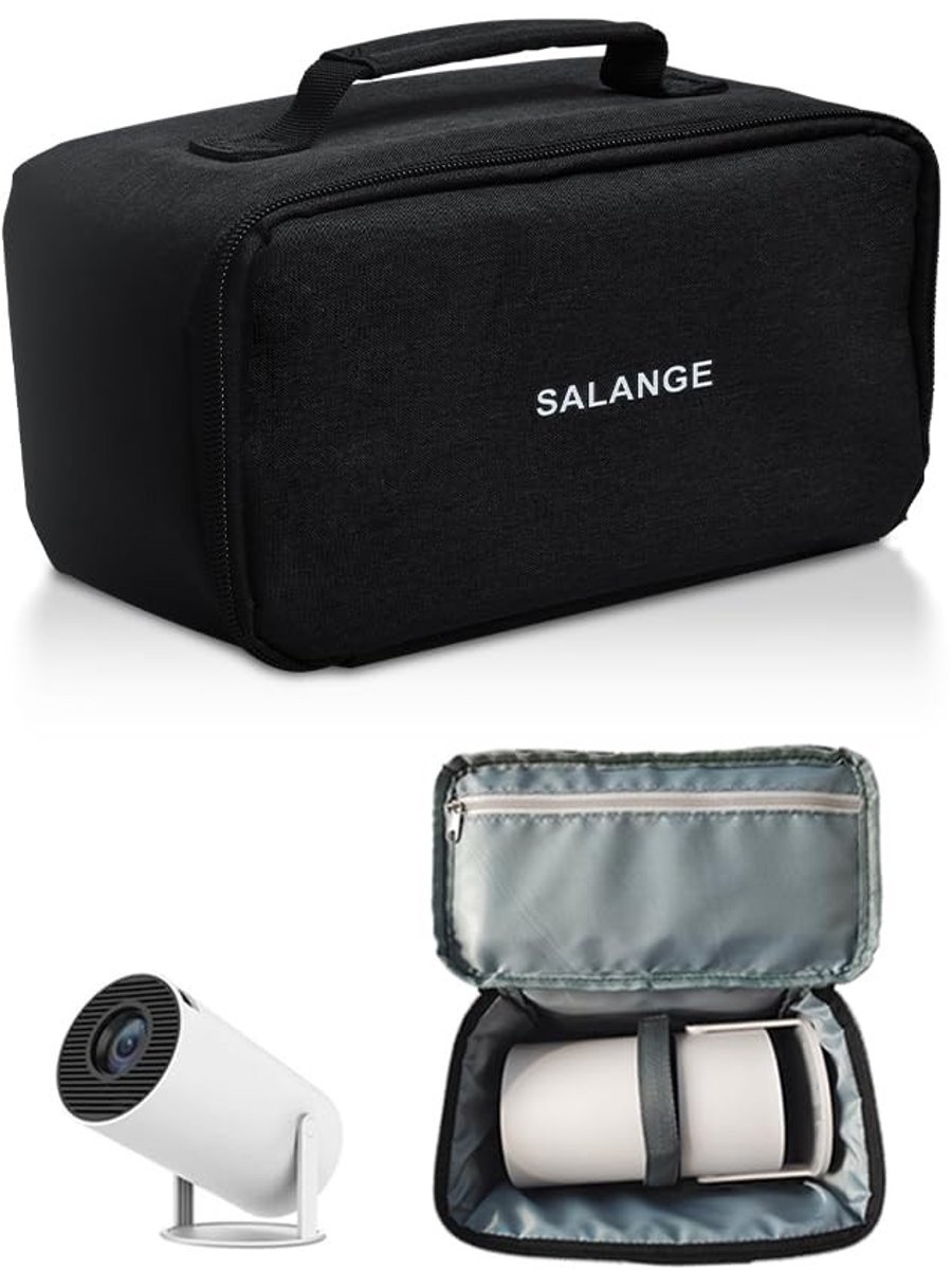 SolidKeus - Mini Projector Tas met Rits en Beschermhoes voor Projectors
