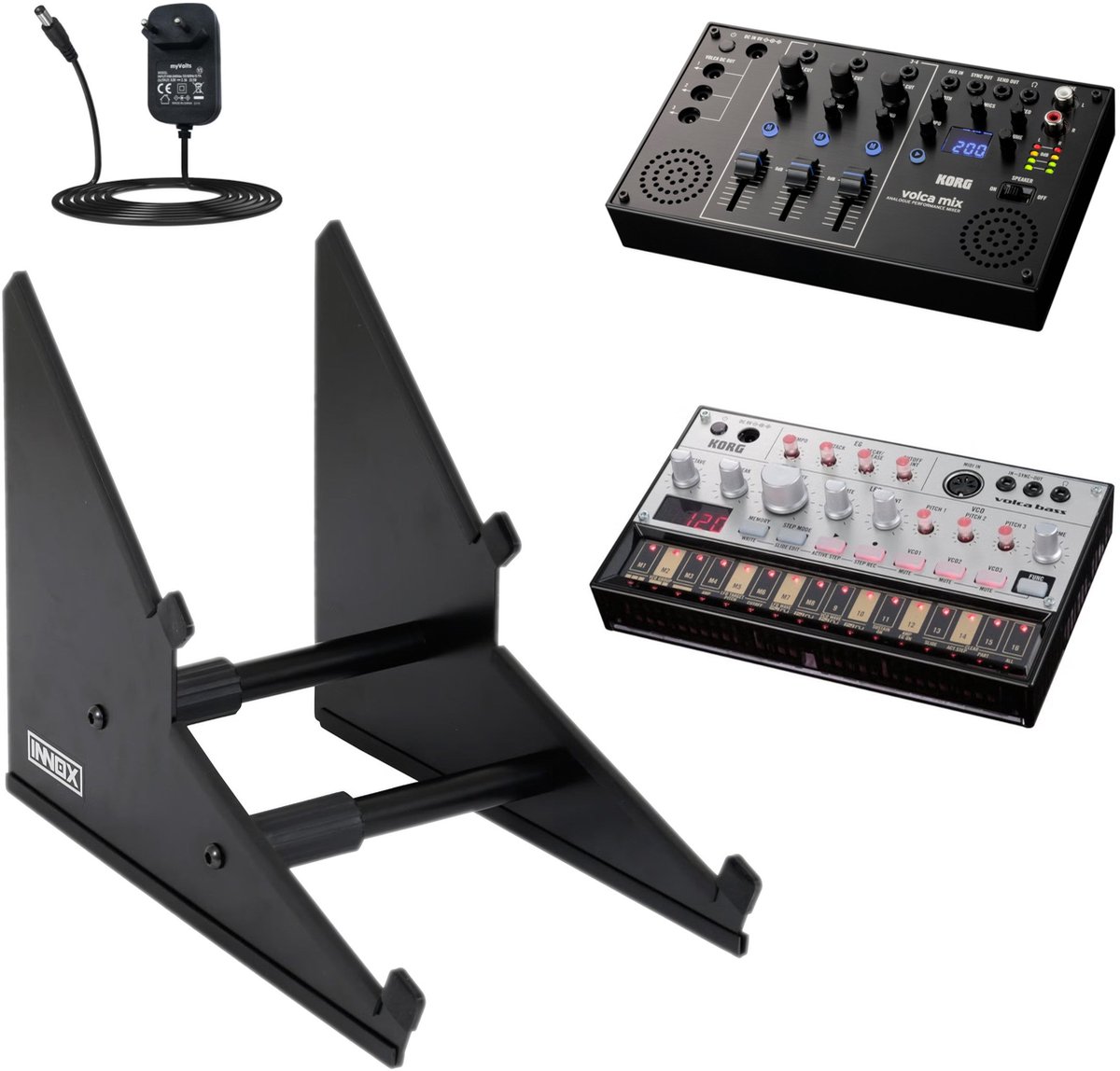 Synthesizerstandaard - Innox SynthStand 01 - Geschikt voor 2 - Multikleur