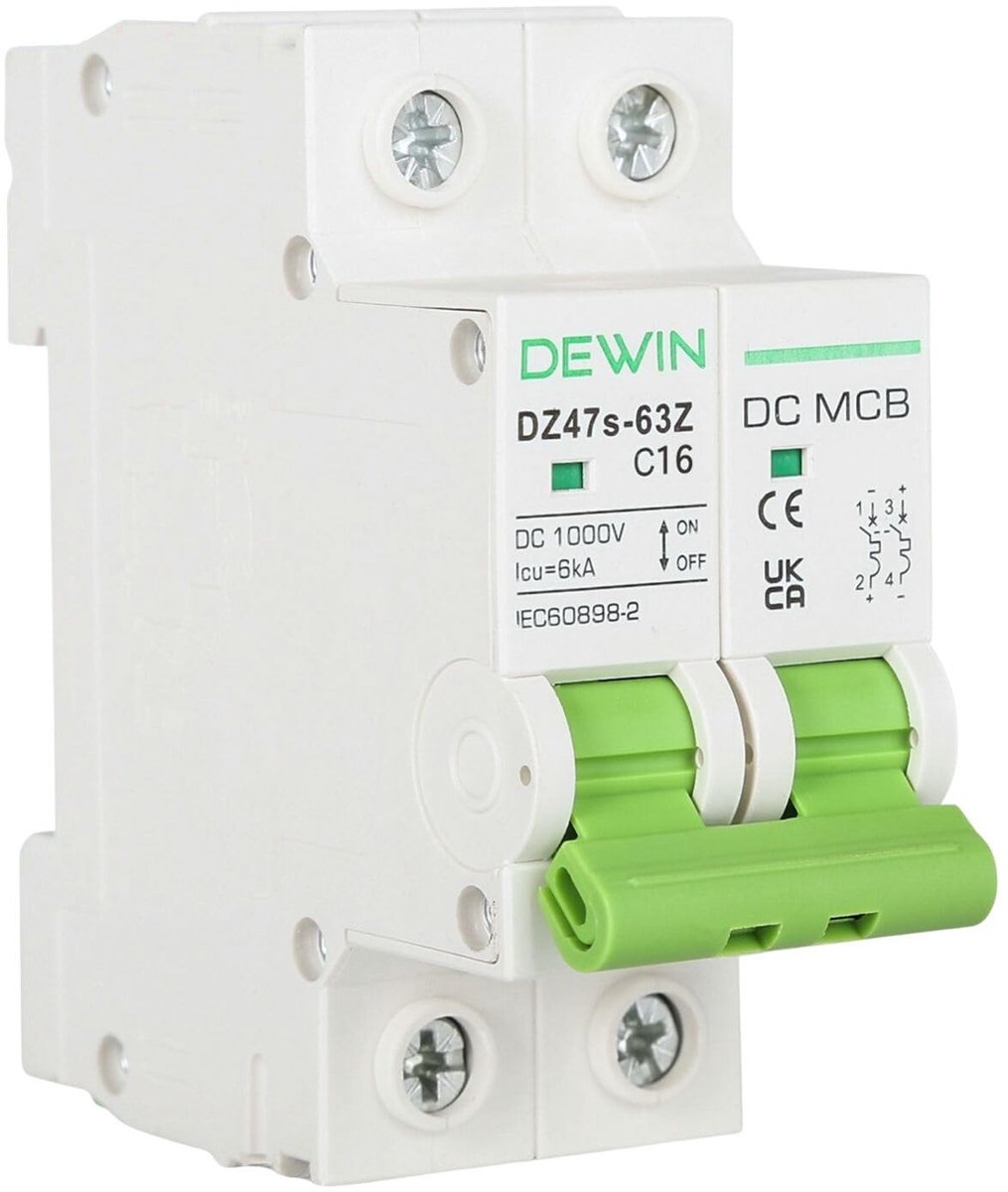 SolidKeus - 16A DC Mini Beveiligingsschakelaar voor Zonnepanelen