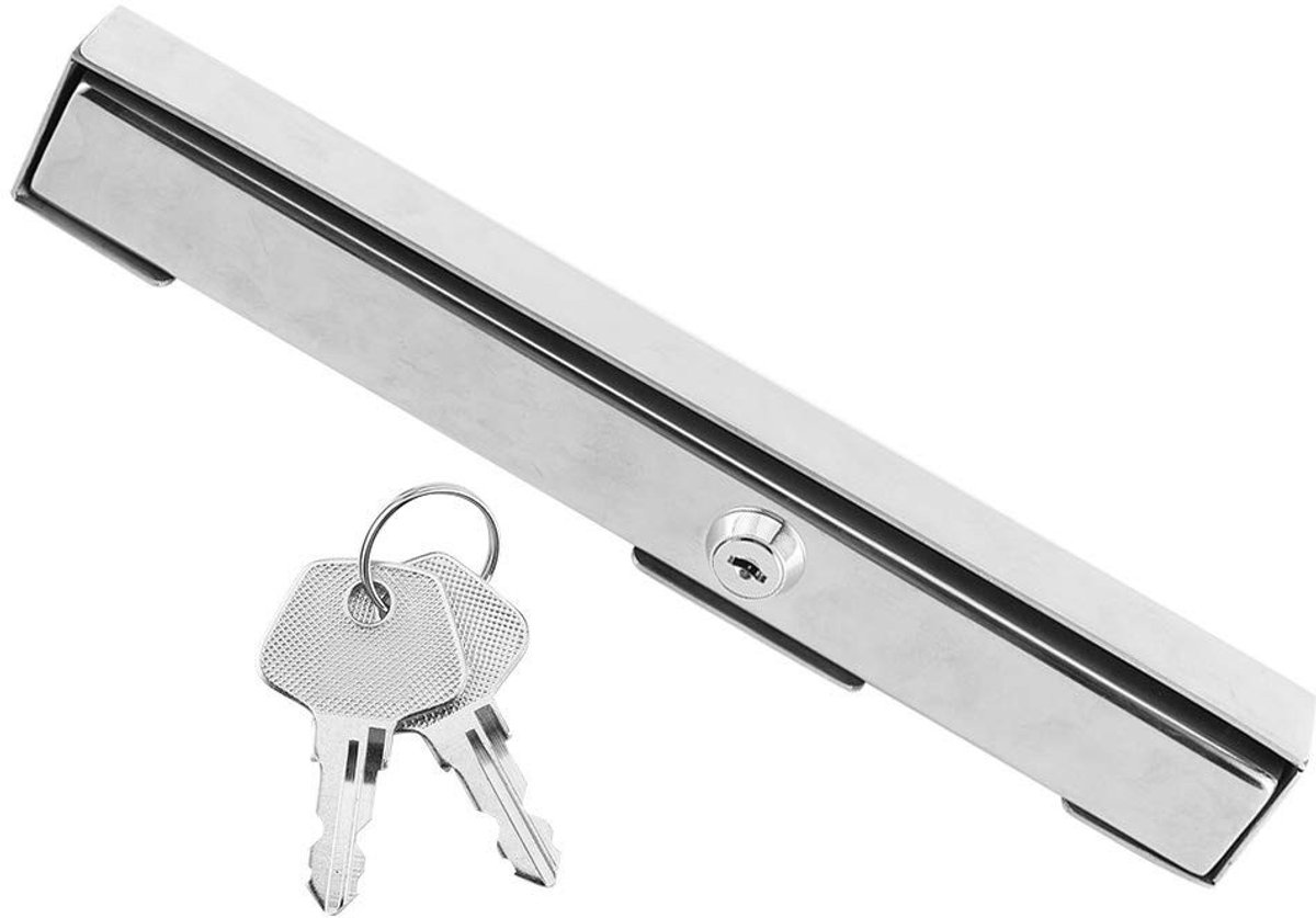 SolidKeus - Waterdichte RVS Motor Slot met Sleutels