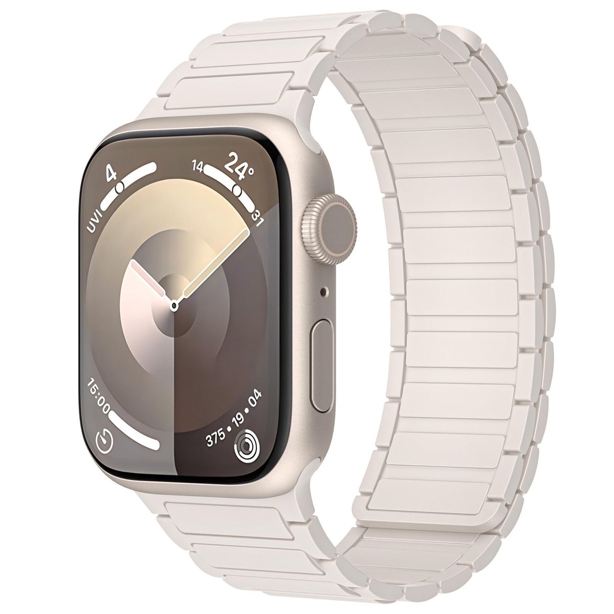 SolidKeus - Magnetische Sport Loop Horlogeband voor Apple Watch