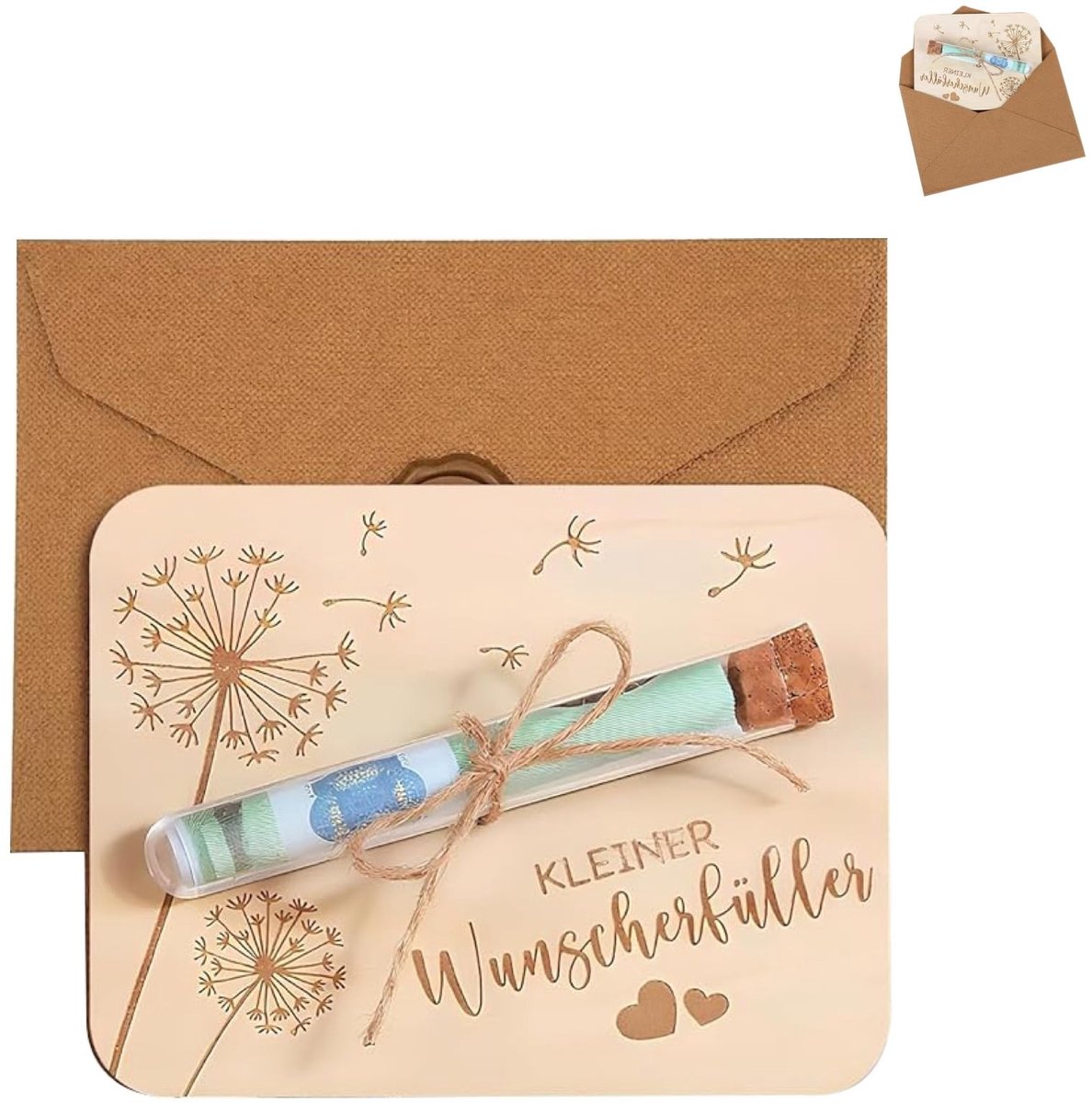 SolidKeus - Creatieve Geld Cadeau Box met Dandelion Ontwerp