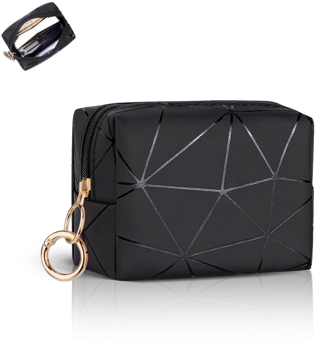 SolidKeus - Grote Waterdichte PU Make-up Tas voor Vrouwen