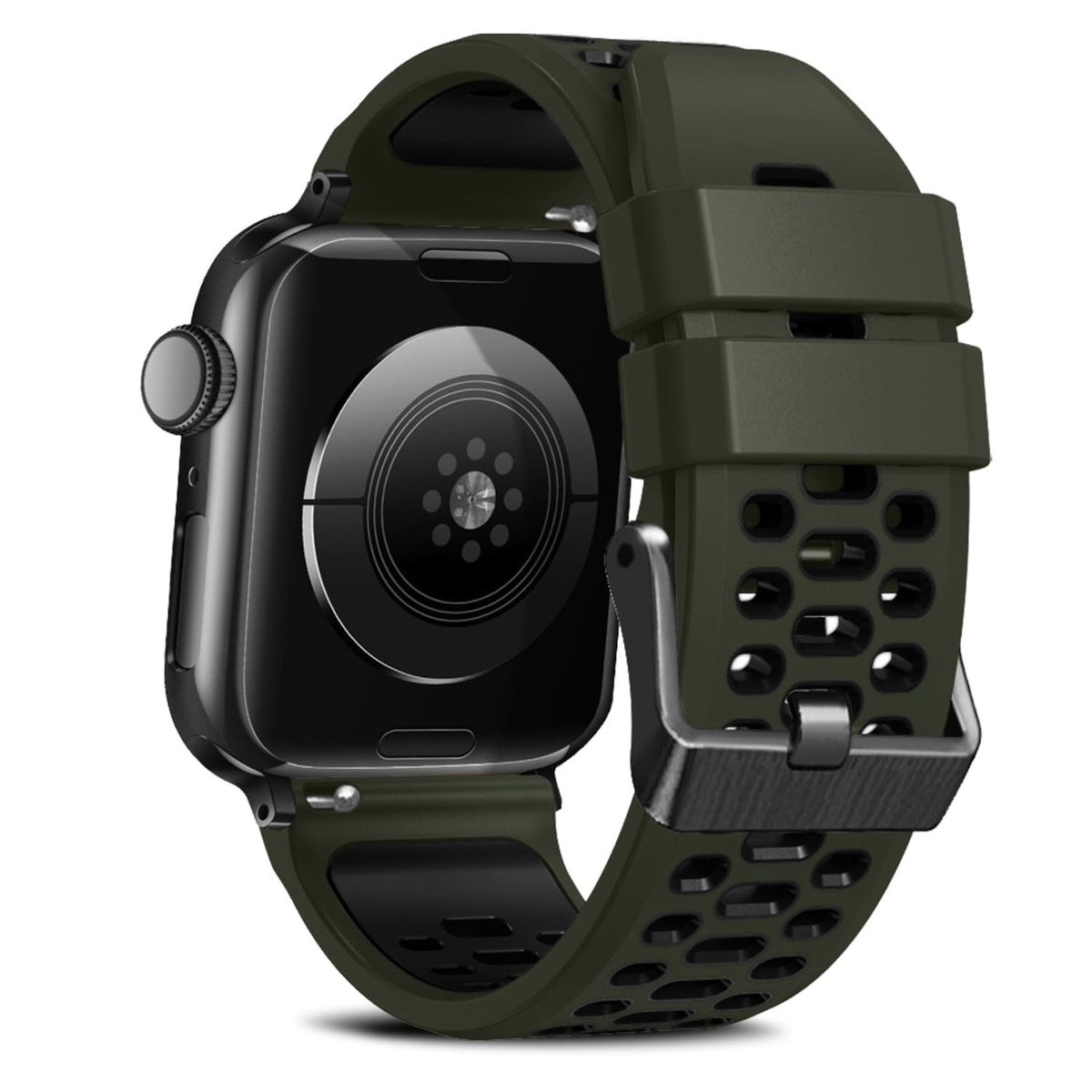 SolidKeus - Silicone Horlogeband voor Apple Watch 42/44/45/49mm