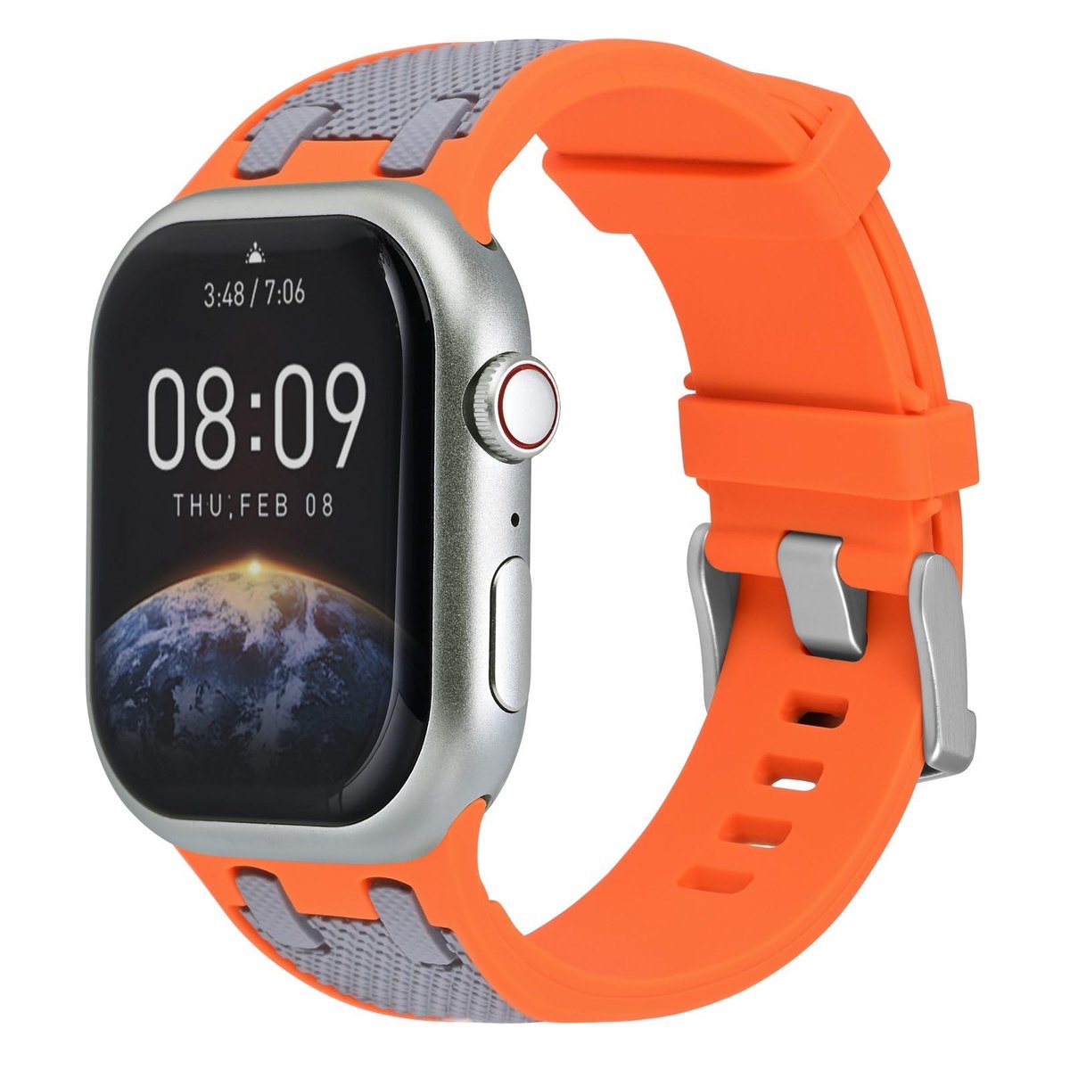 SolidKeus - Twee-Kleurige Siliconen Horlogeband voor Smartwatch