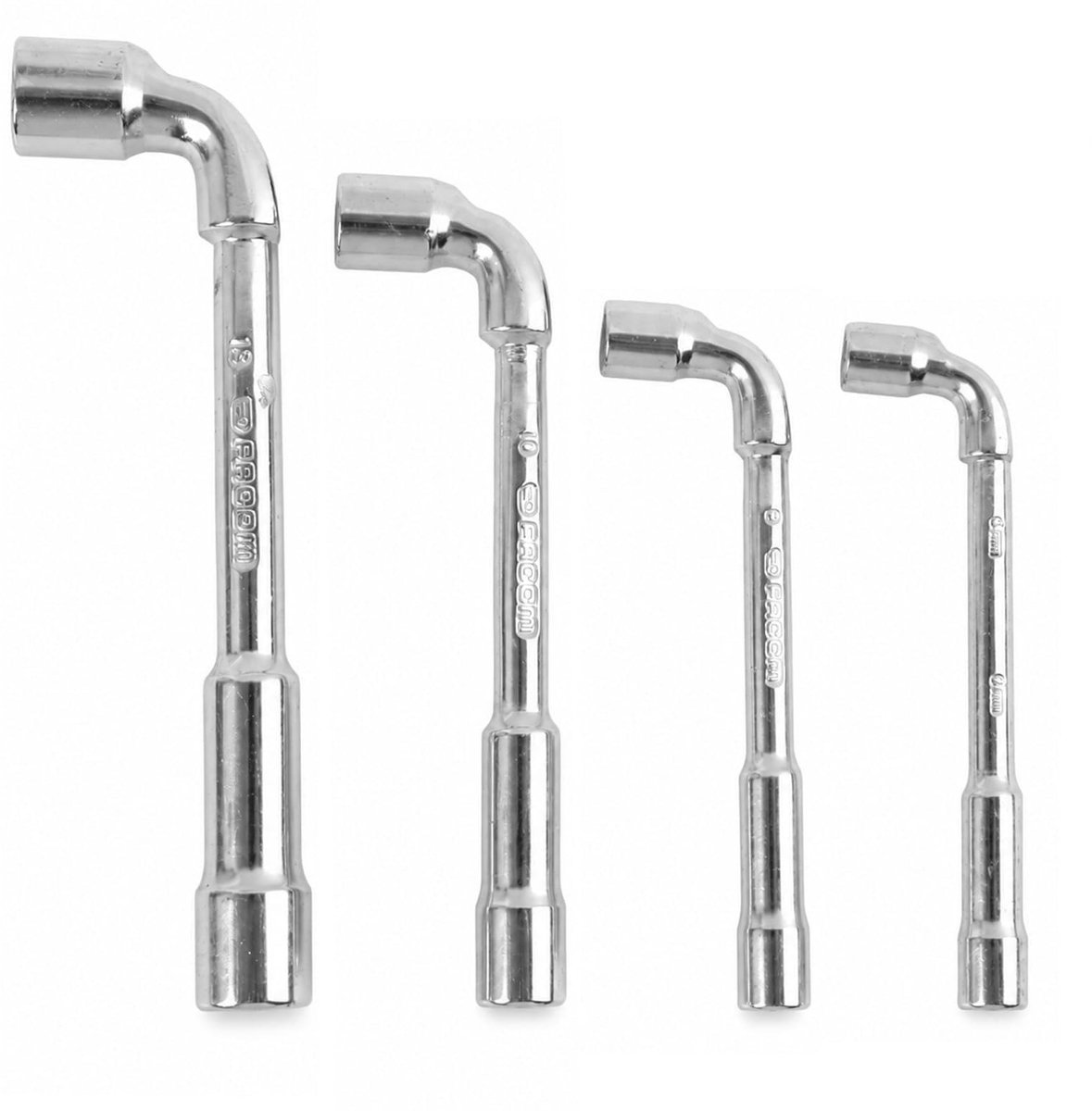 SolidKeus - Set van 4 L-Pijp Sleutels van Chrome Vanadium Staal