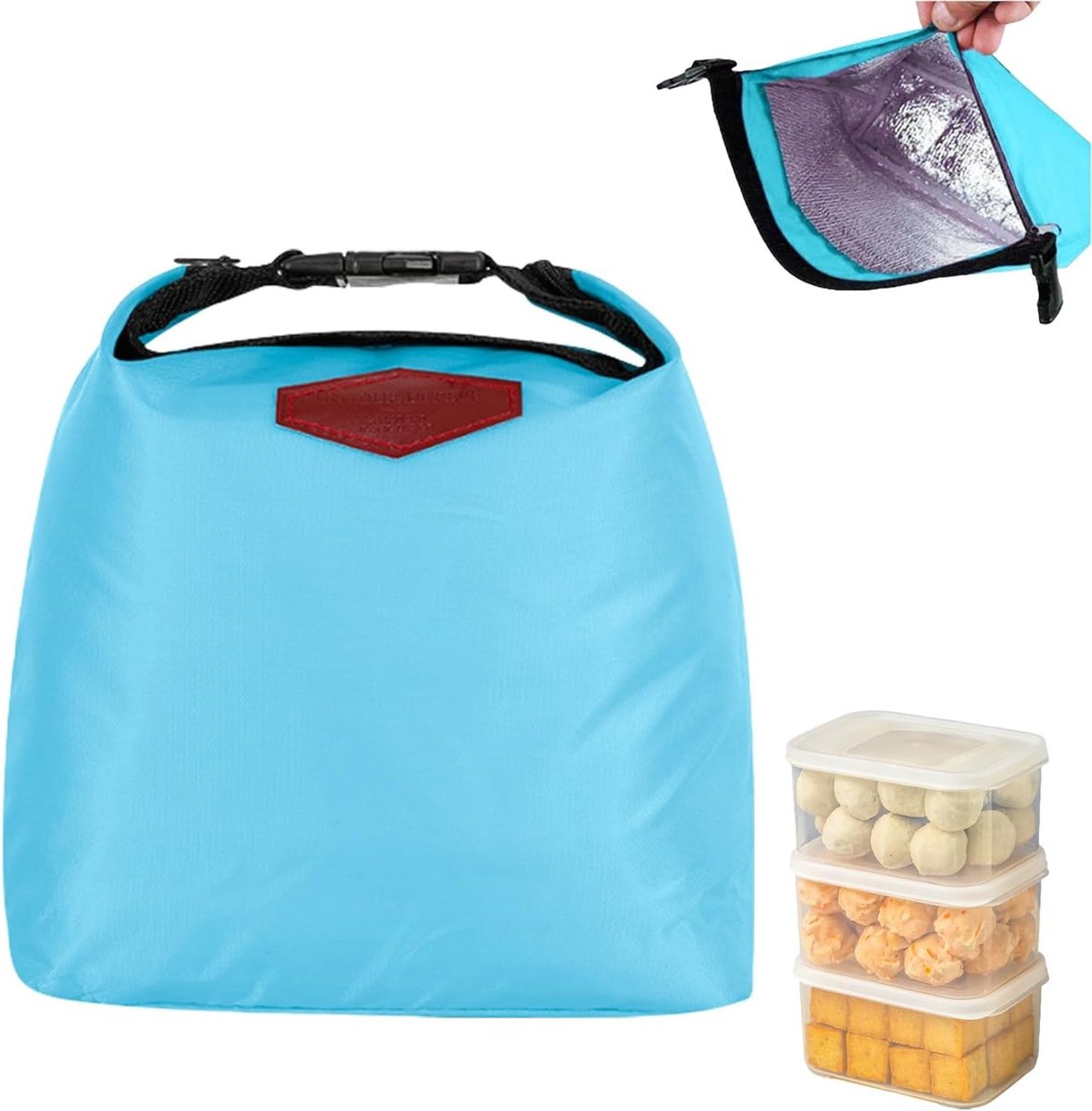 Isolerende Koeltas voor Kinderen, Compacte Lunchtas met Rits, Ideaal voor Buitenactiviteiten en Schoollunches