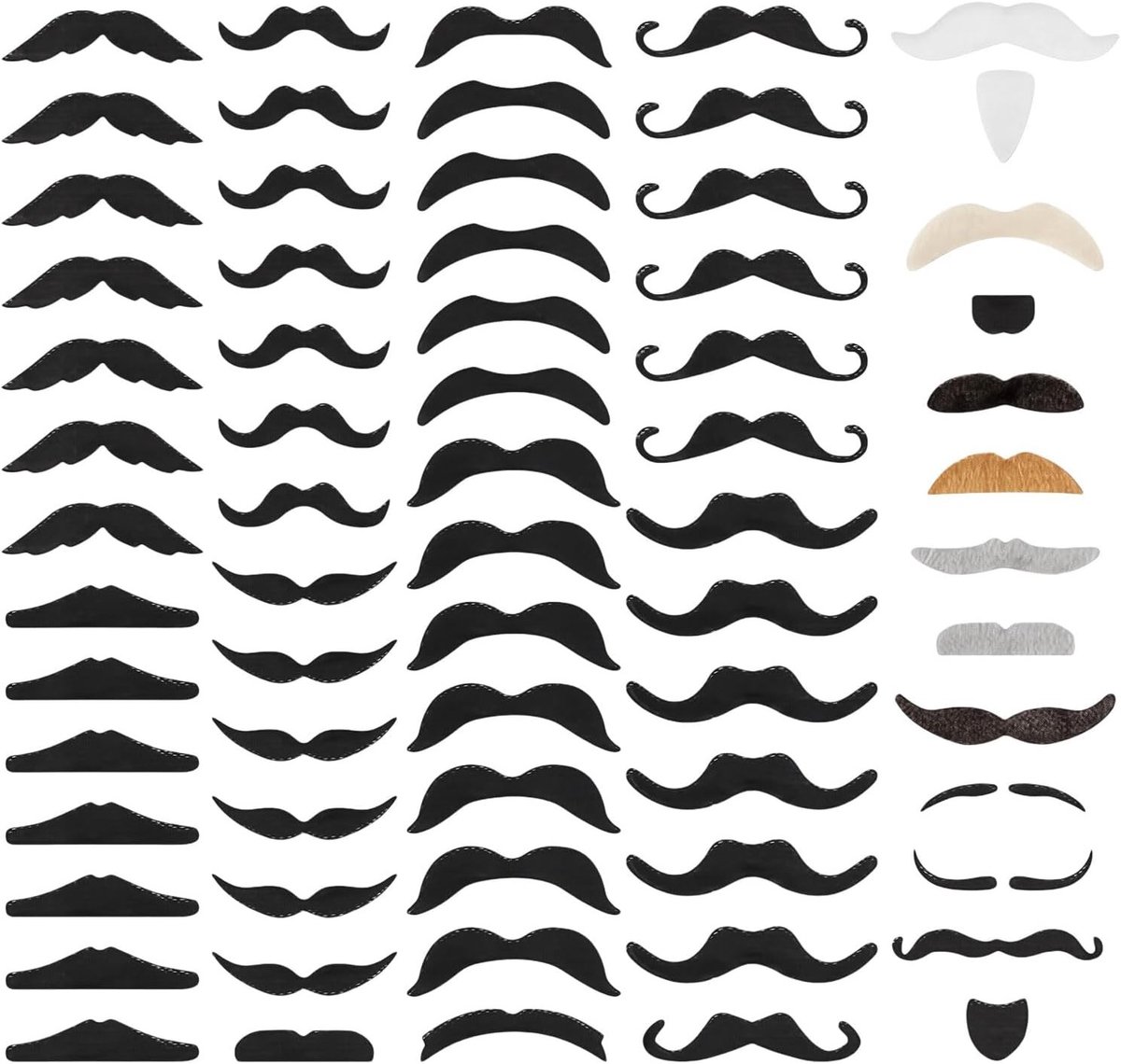 Zelfklevende Neppetjes, 66 Stuks, Ideaal voor Cosplay, Halloween en Feestjes, Geschikt voor Alle Leeftijden