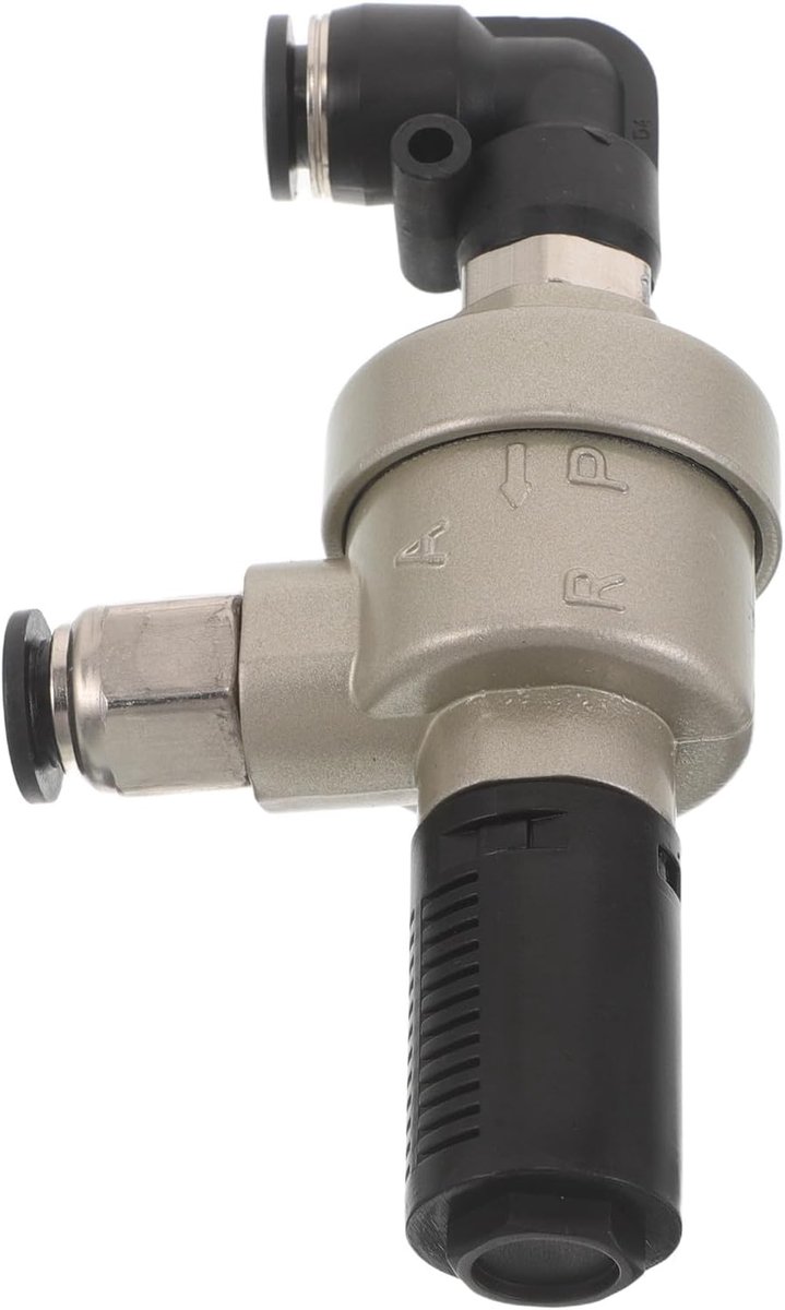 KZQ Snelle ontluchtingsventiel voor bandenwisselmachine - Universeel pneumatisch regelaccessoire - Geschikt voor automobiel bandenwisselmachines - Zwart