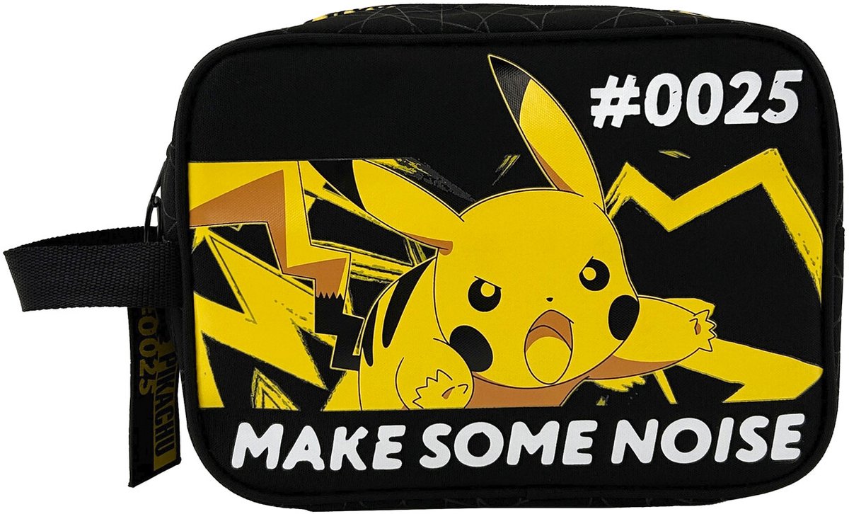 Pokémon - Toilettas – Pikachu - Make-up Tas – Reisetui – 25 x 18 cm – Officieel Gelicenseerd
