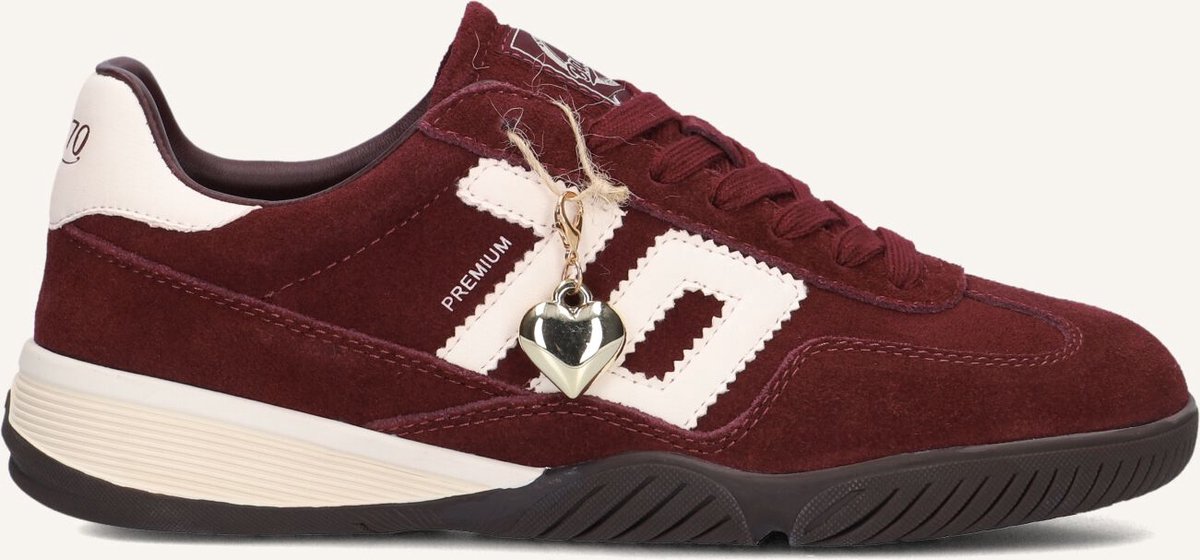 BACK70 Fireball Sneakers - Suède - Dames - Rood - Maat 39