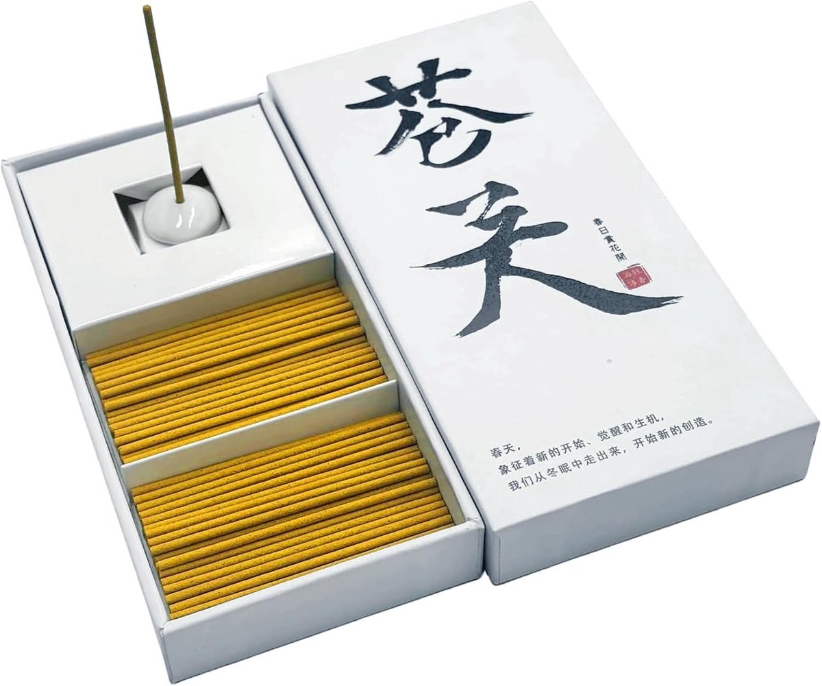 Incense stick set - premium geurige wierook - 100 sticks 6.5 cm - ideaal voor meditatie - yoga - spirituele genezing - gebeden - aromatherapie