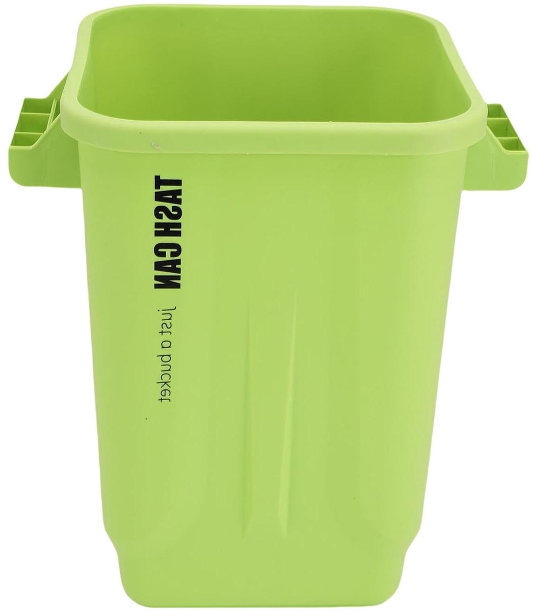 Keukenprullenbak - Vuilnisbak Compostbak - Afval Scheiden - Compostvriendelijk Deksel - 13 Gallon - Groen