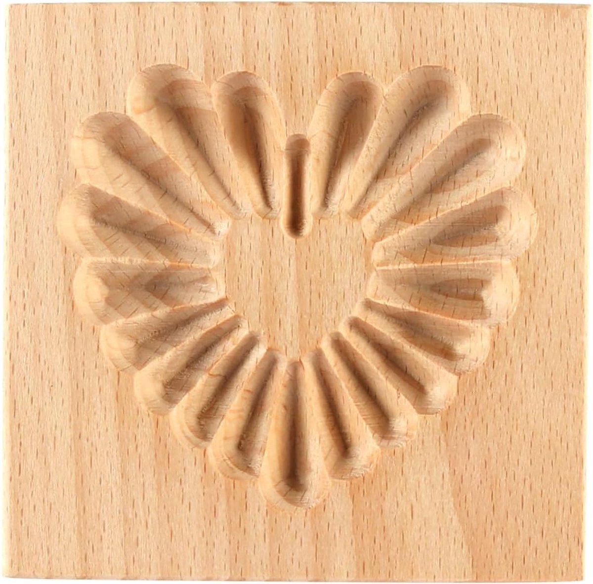 SnelShoppen - Houten Koekjes Stempels Set - Creatieve Bakvormen voor Gemberbrood, Koekjes, Biscuit en Taart Decoratie - 4 Stuks - Ideaal voor Feesteli
