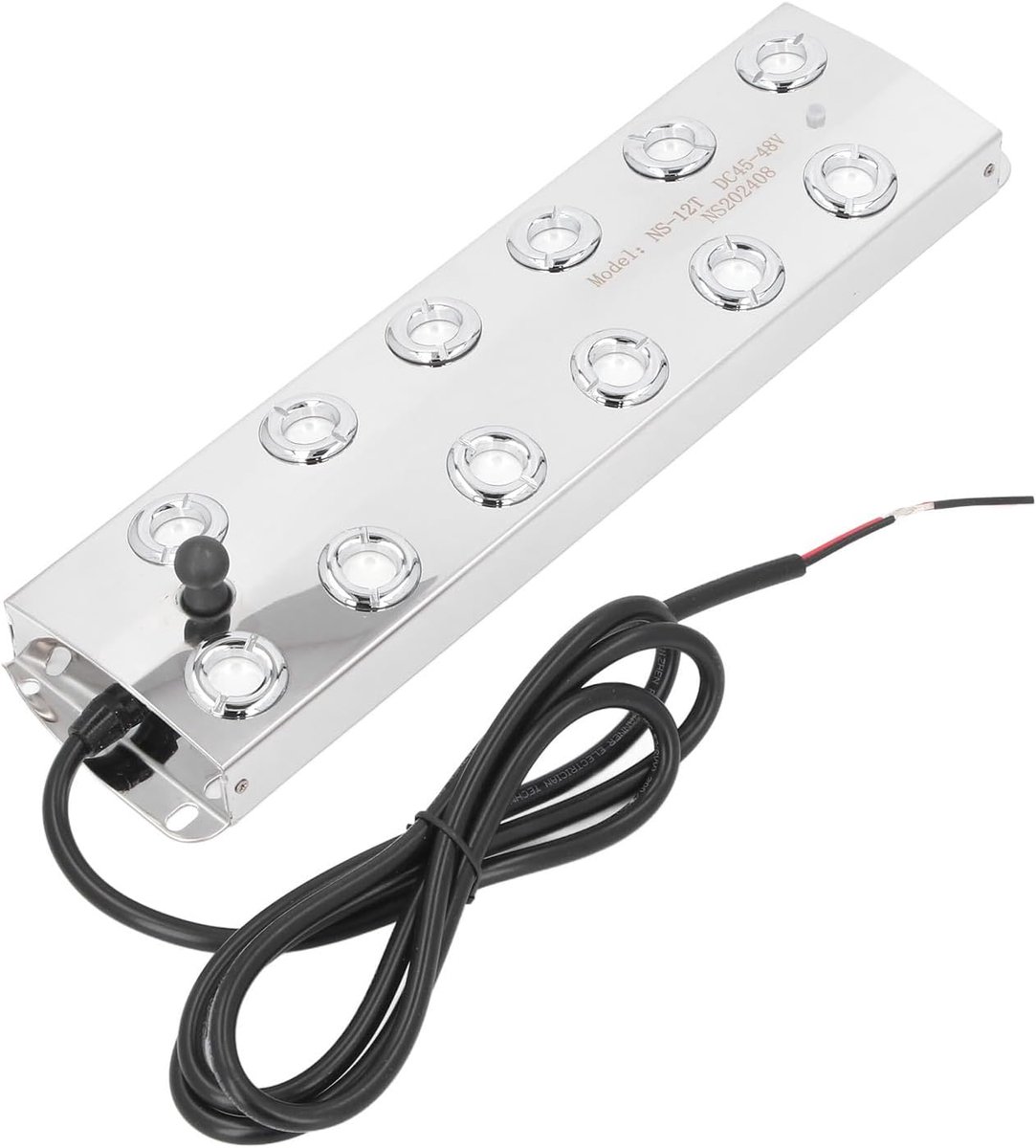 SnelShoppen - Roestvrij Staal Ultrasone Mistmachine met 12 Koppen voor Dikke Mist, IP67 Waterdichte Nebulizer voor Binnen en Buiten Gebruik, Perfect v