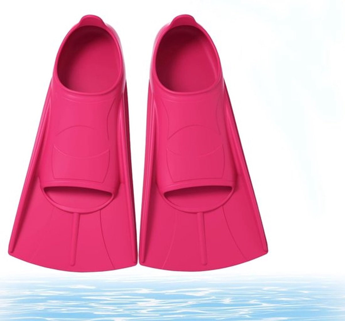Korte siliconen zwemvliezen voor kinderen, comfortabele trainingsvliezen voor snorkelen en zwemtraining, uniseks duikvinnen