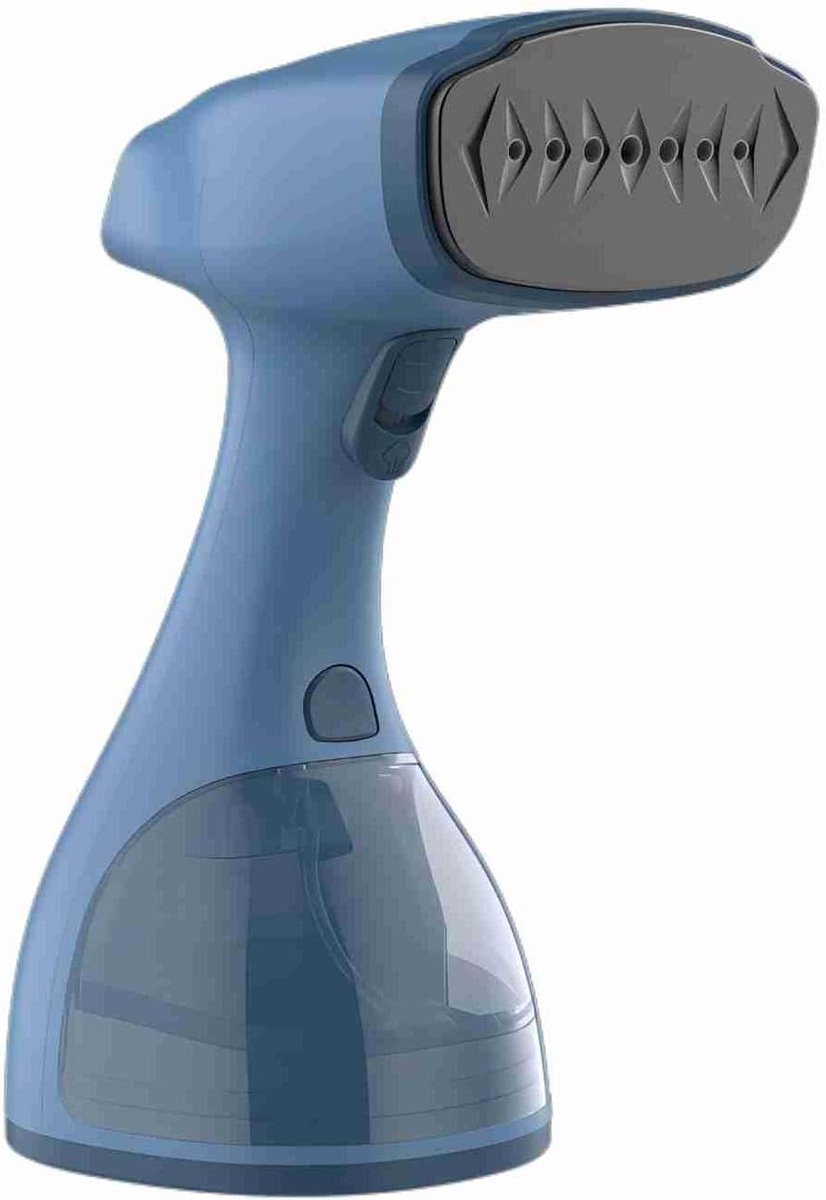 Reis Stoomstrijkijzer - Handstomer Kleding - Snel Kreukels Verwijderen - LCD Display - 350 ml - Blauw