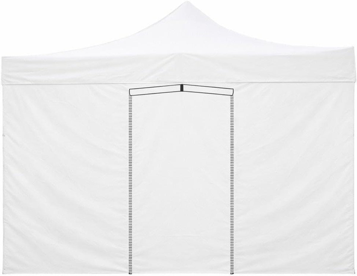 Zijpaneel Tent - Tentwand Waterdicht - Bescherming Tuinfeest - Oxford 600D Materiaal - 2 x 2 m - Wit