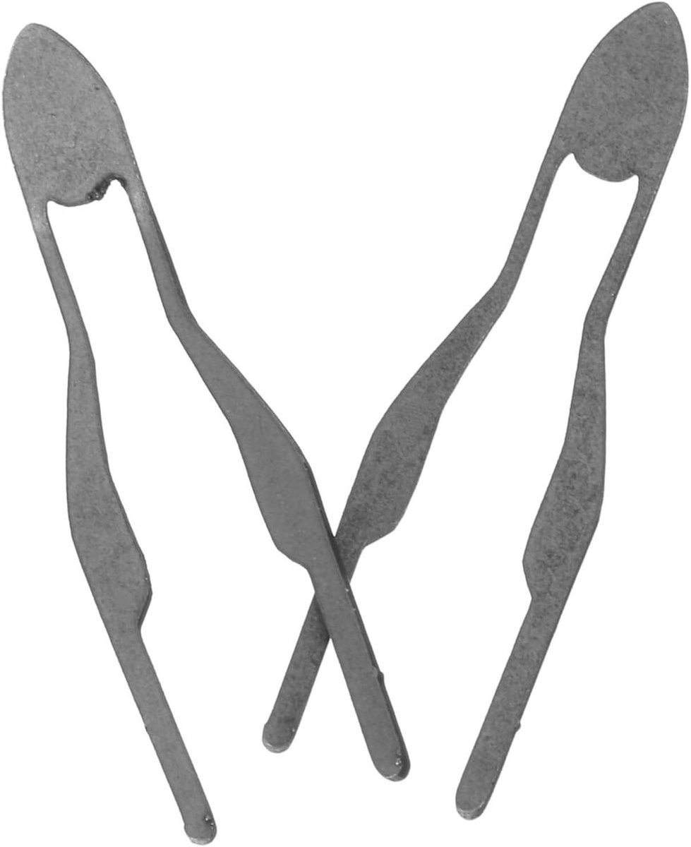 Pyrografietips Houtbranden - Houtbrander Accessoires - Gedetailleerd Tekenen - Metaal Rond Einde - 2.7 cm - Bruin