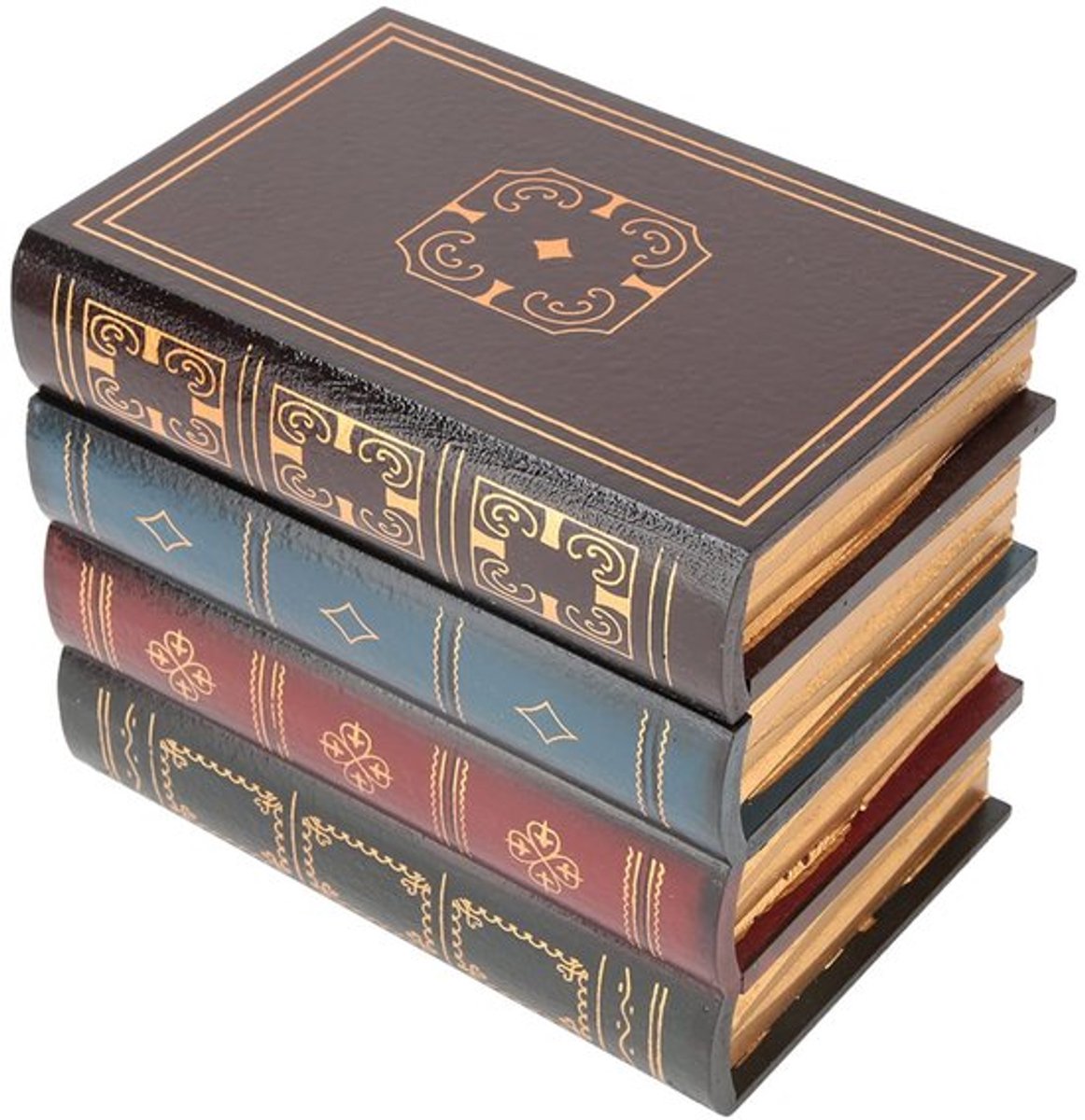 Opbergdoos 16 x 20 cm - Vintage/Houten - Decoratie - Thuis/Kantoor - Duurzaam - Milieuvriendelijk - Boekenkast