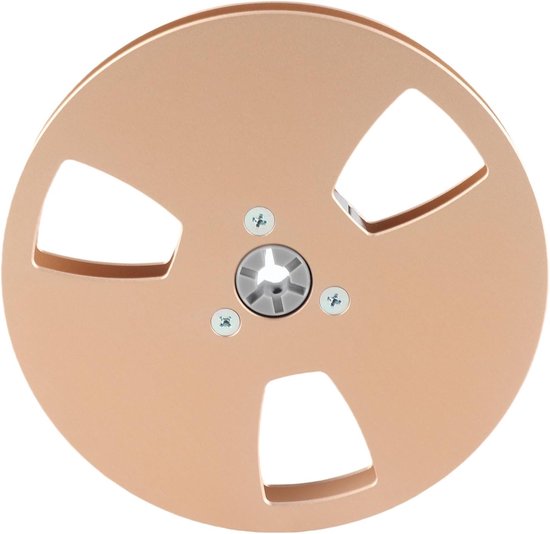 Tape Take-up Spool - Open Reel Spool - Tape Recording - Aluminum Alloy Construction - 5 Inch Diameter - Gold — afbeelding 3