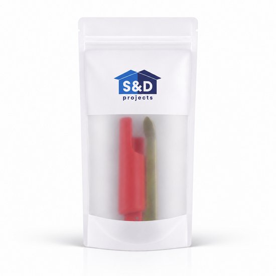 S&D | Opvouwbare Hengelstandaard Vaste Stok - Grondsteun - Rood — afbeelding 4