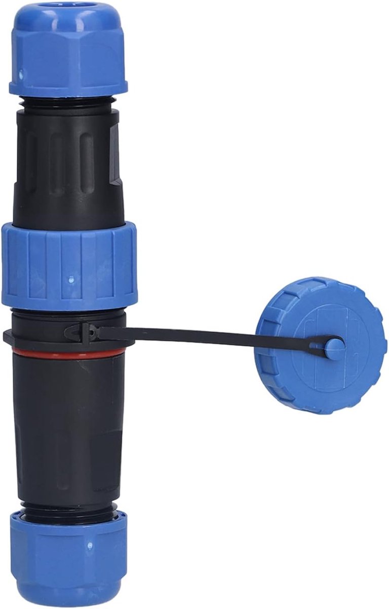 SnelShoppen - Waterproof 2-Pin Aviation Stekker - IP68 Waterdichte Multisolder Vrije Aansluitingen voor Communicatie, Instrumenten en Alarmsystemen
