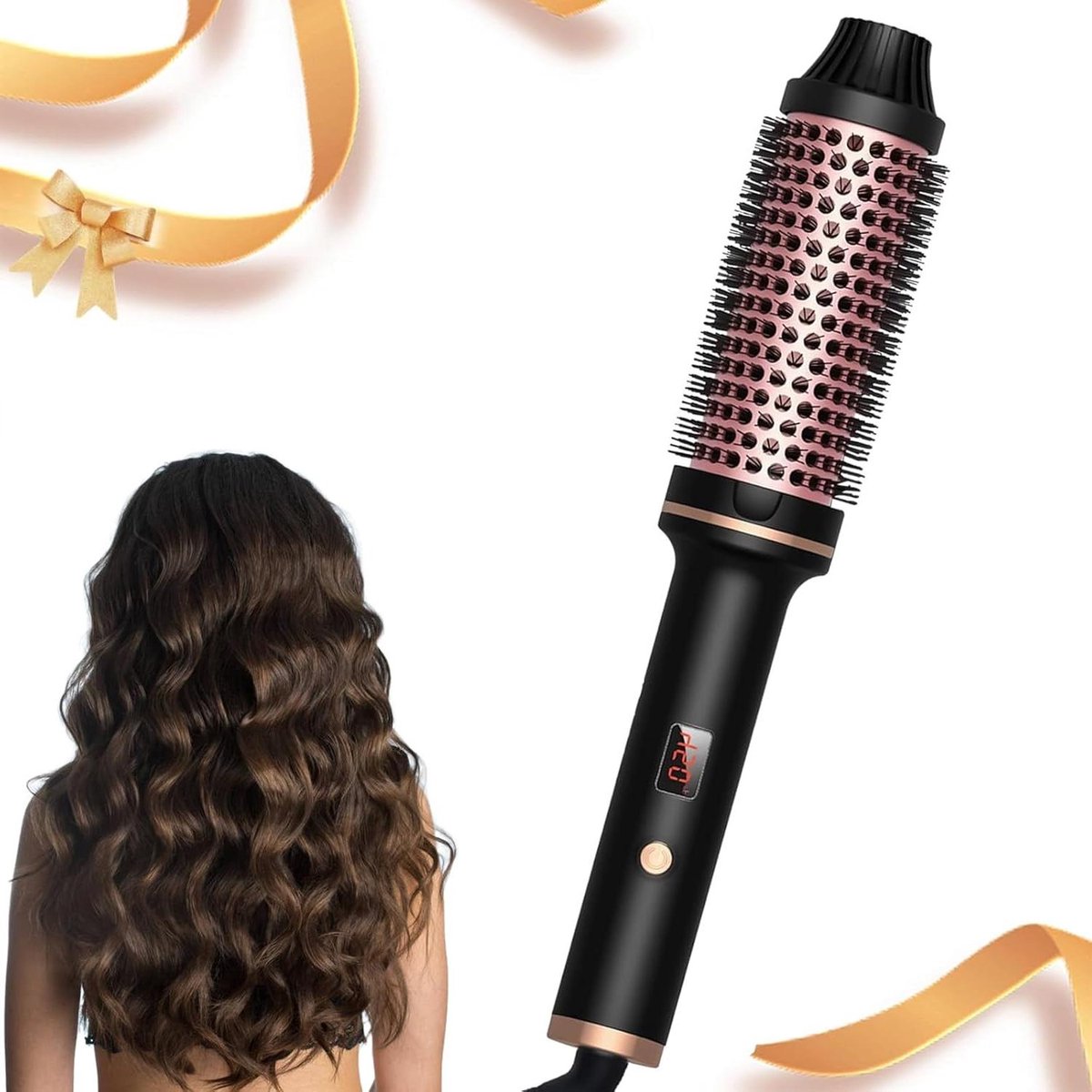 Thermische Borstel - Krulborstel Stijltang - Haar Stylen - Snelle Opwarming - 38 mm - Zwart