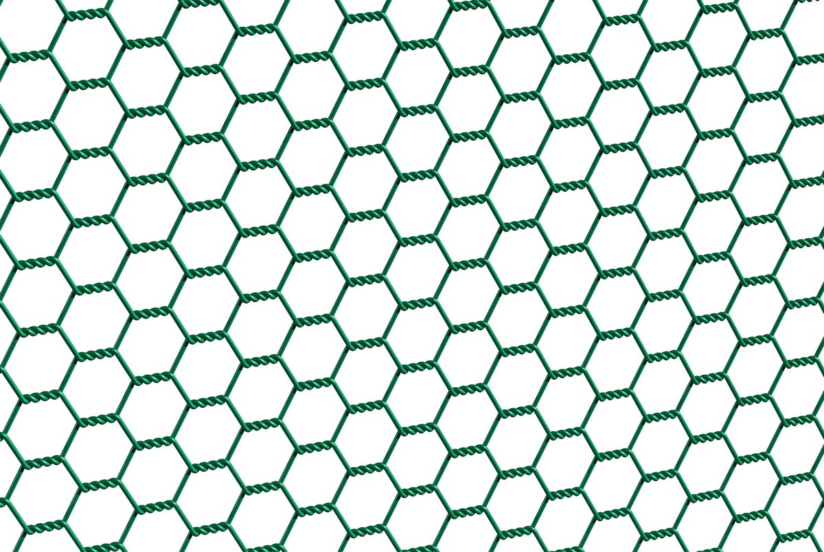 Alberts 614195 zeshoekig gaas | verschillende lengtes en hoogtes - naar keuze in verschillende kleuren | groen | mazen 13 x 13 mm | hoogte 50 cm | lengte 25 m