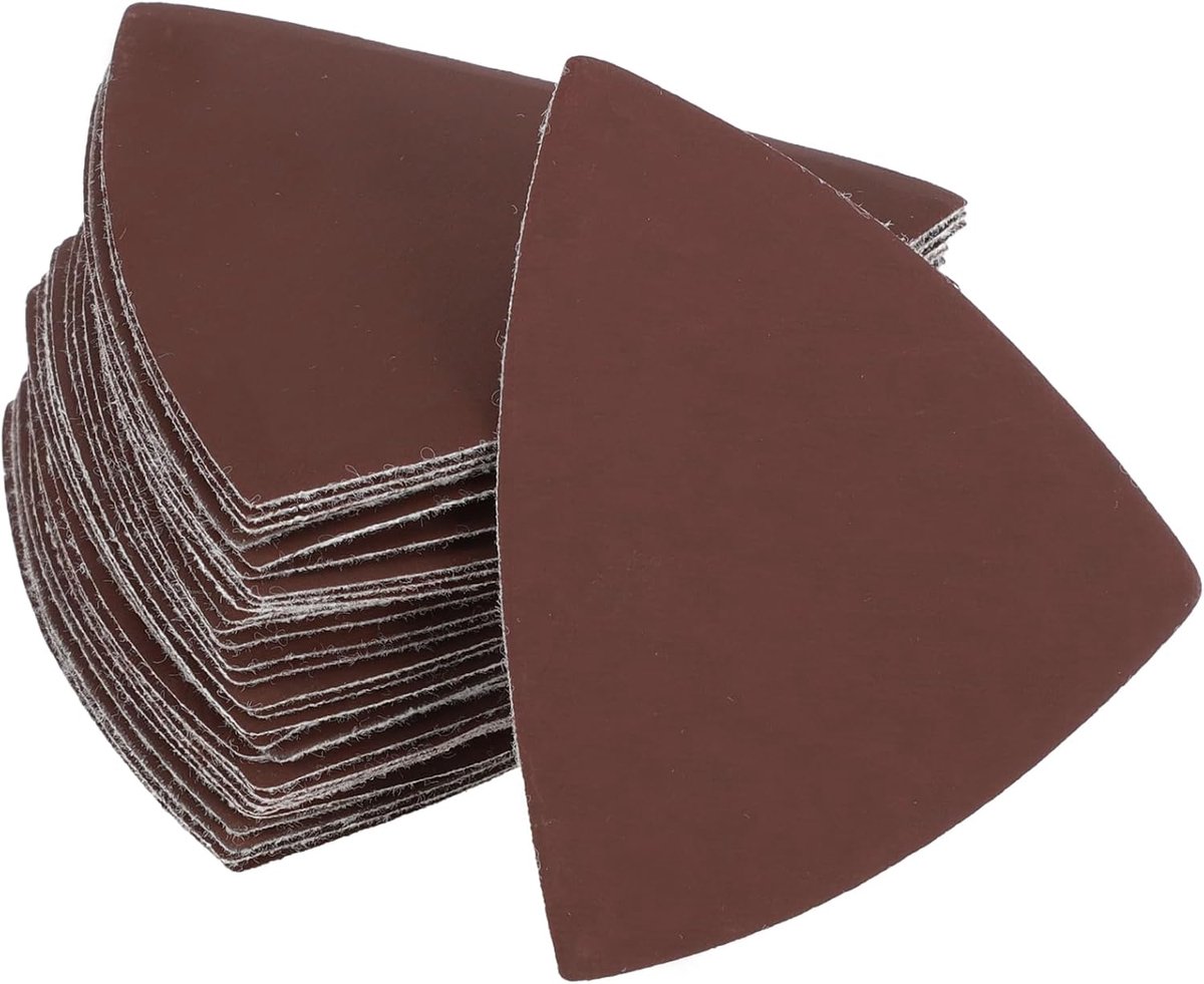 SnelShoppen - 30 Pack 3.15 Inch 2000 Grit Universele Schuurdiscs - Schuurpapier met Haak en Ring - Rood Papier Basis voor Glad Schuren op Diverse Mate