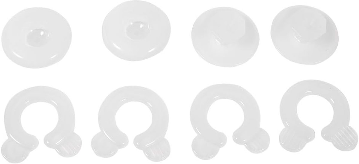 SnelShoppen - 4 Stuks Dekbedovertrek Clips - Plastic Fasteners voor Dekbedden - Bedekking Fixatie - Grippers voor Thuisgebruik - Voorkom Verschuiven e