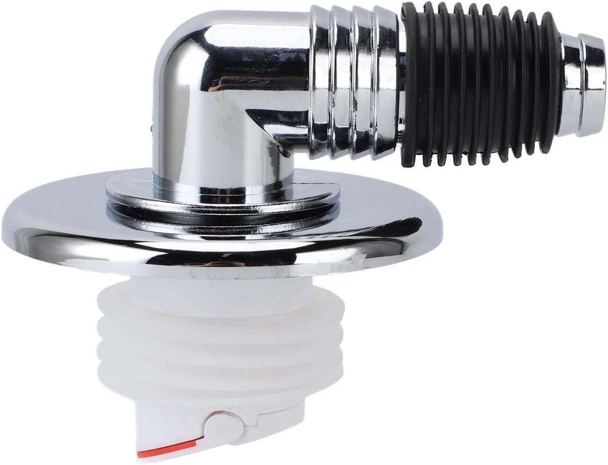SnelShoppen - Wasmachine Afvoerputje 3.4 Inch, Vierkant Doucheafvoer met Pijpconnector, Snelle Afvoer en Geurpreventie voor Badkamer